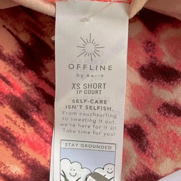 Aerie Offline High Rise Legging‎ Women XS  Short Stretchy Floral Active NWT - Picture 8 of 12
